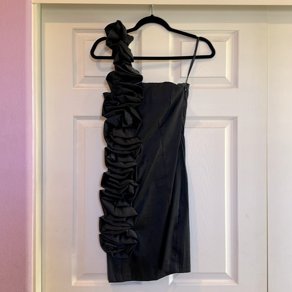 Black cocktail dress
